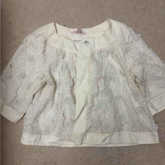 2 Piece Ted Baker Pencil Skirt and White Trim Jacket - Picture 4 of 5